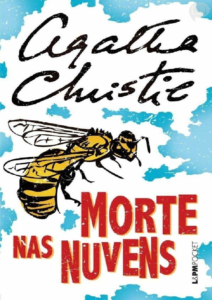 Capa do livro morte nas nuvens