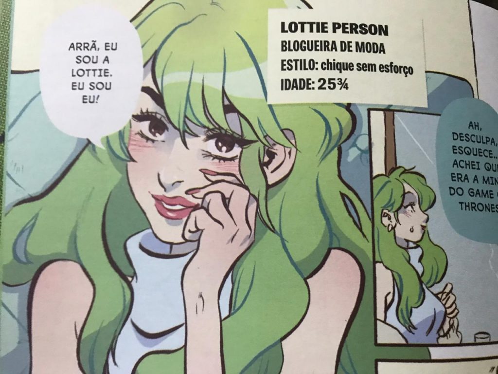 Apresentação da protagonista Lottie