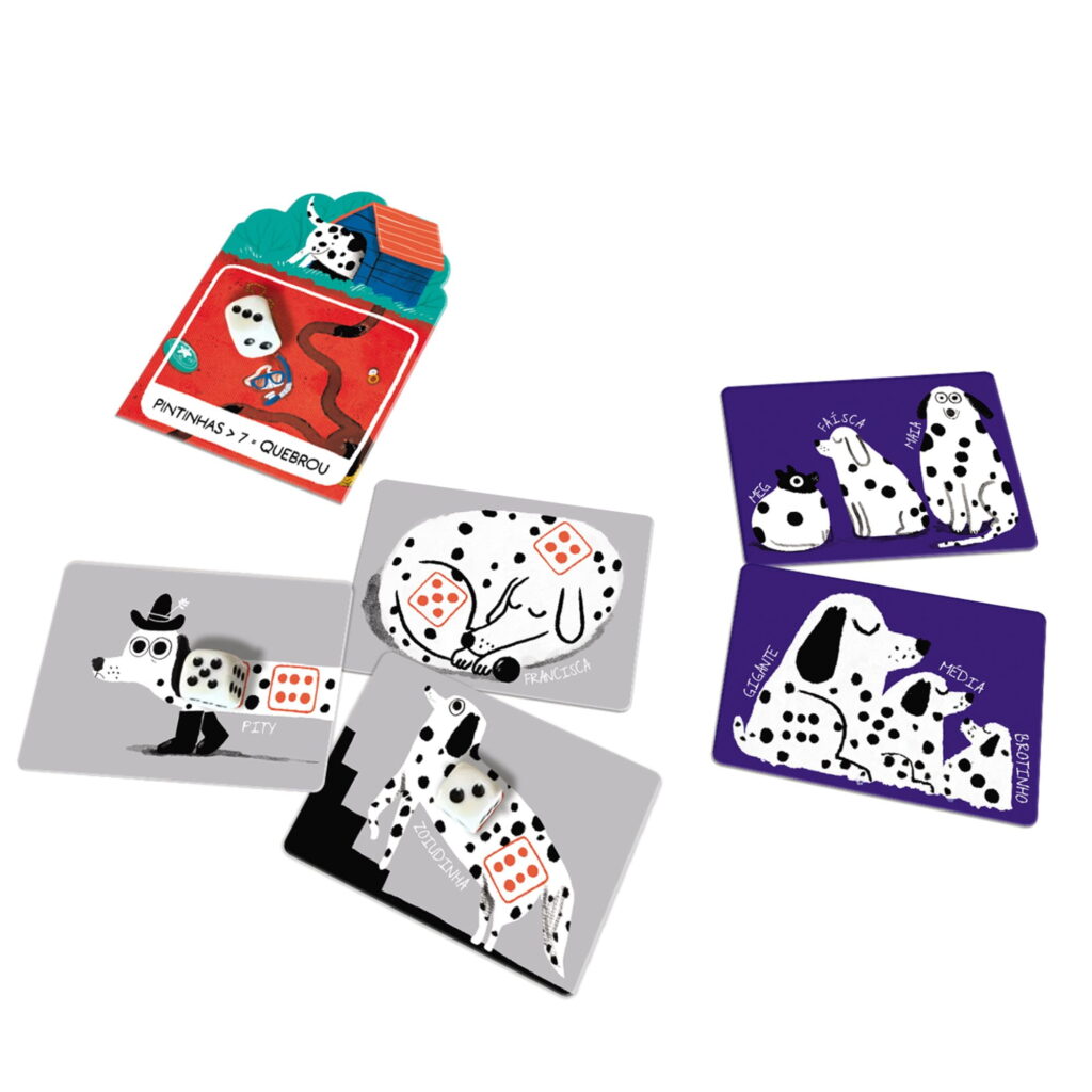 Componentes do jogo de tabuleiro: Spots
