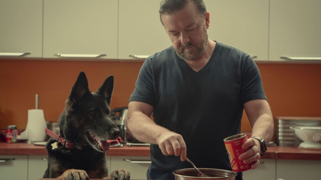 Tony e sua cachorra Brandy