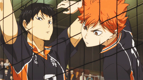Hinata Shouyou e Tobio Kageyama