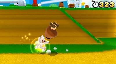 Mario na Forma Tanooki Branco