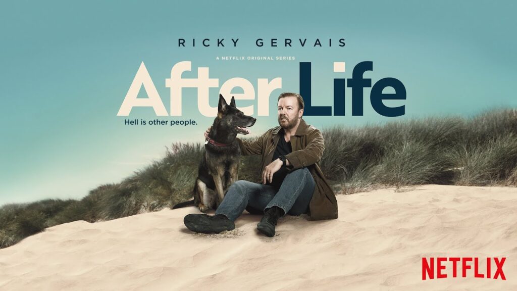 Capa da review da After life na netflix
