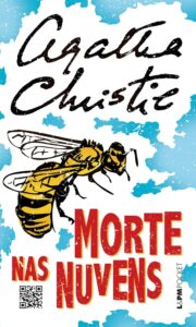 Capa do Livro: Morte nas Nuvens de Agatha Christie