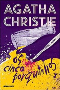 Capa do Livro: Os Cinco Porquinhos de Agatha Christie
