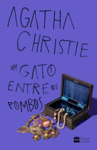 Capa do Livro: Um Gato entre os Pombos de Agatha Christie