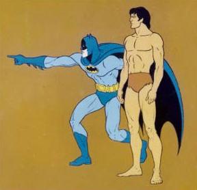 Imagem da série animada da DC Comics: Hora da aventura: Batman e Tarzan