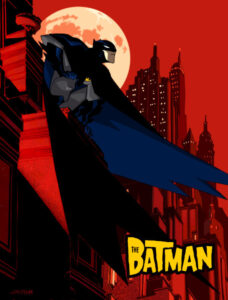 Imagem da série animada da DC Comics: O Batman