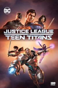 Capa do animação: Liga da Justiça vs Jovens Titãs
