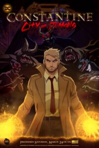 Imagem da série animada da DC Comics: Constantine: Cidade dos Demônios