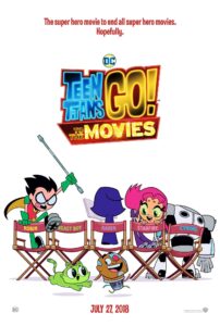 Capa da animação: Os Jovens Titãs em Ação nos cinemas!
