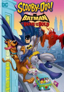 Capa da animação: Scooby Doo e Batman: Os bravos e destemidos.