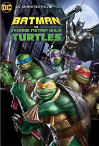 Capa da animação: Batman vs as Tartarugas Ninja