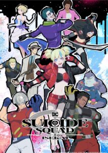 Imagem da série animada da DC Comics: Esquadrão Suicida Isekai