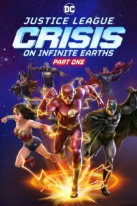 Capa da animação: Liga da Justiça: Crise nas Infinitas Terras Parte Um