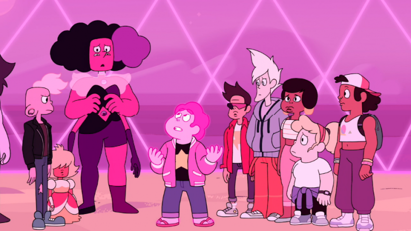 Steven perdendo o controle de seus poderes