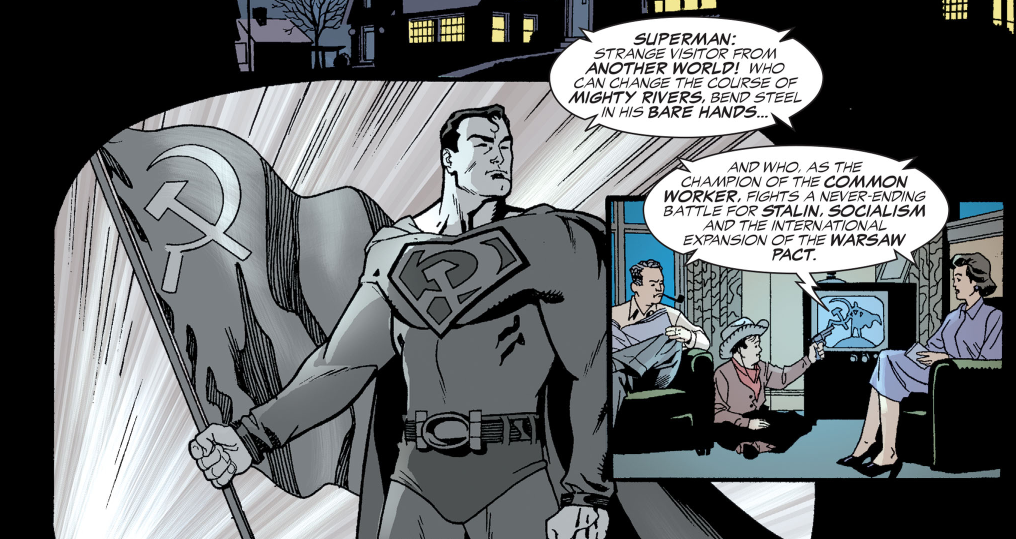 Superman em um jormal dos estados unidos.