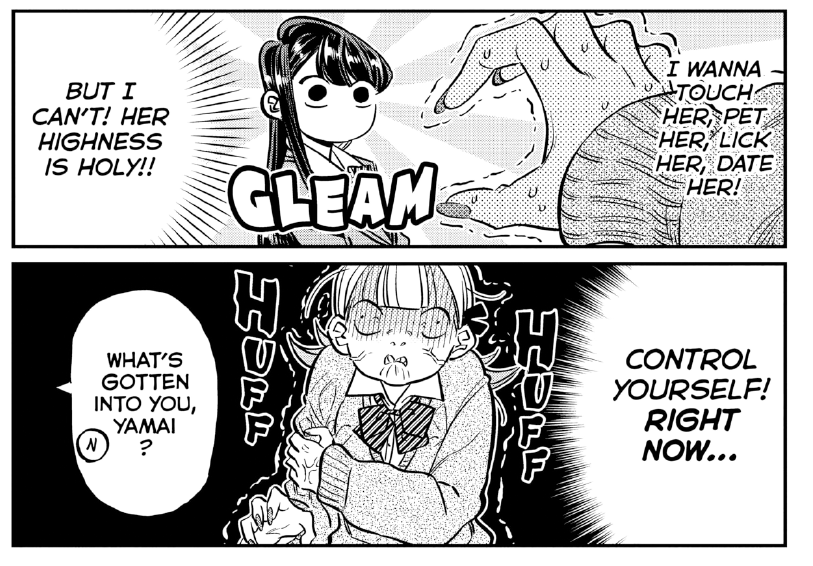 Yamano tendo desejos fortes por Komi