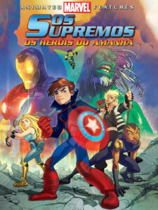 Capa da animação da Marvel Comics: Os novos vingadores: herois do amanha