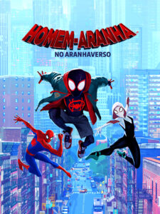 Capa da animação da Marvel Comics: Homem aranha no Aranhaverso