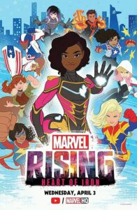 Capa da animação da Marvel Comics: Marvel Rising: Coração de Ferro