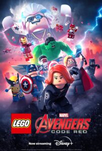 Capa da animação da Marvel Comics: Lego Marvel Avengers: Código Vermelho