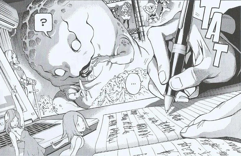 C-Kira escrevendo no Death Note
