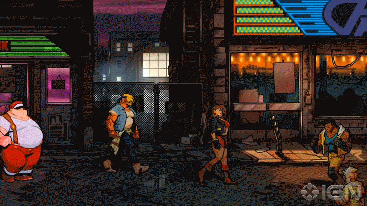 Multiplayer de Streets of Rage 4