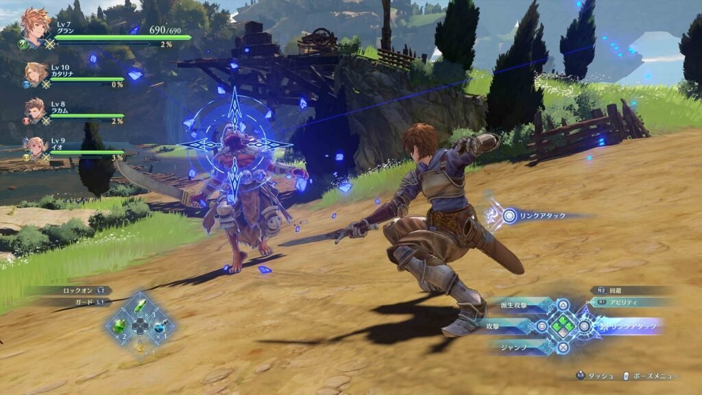Granblue fantasy: Relink gameplay