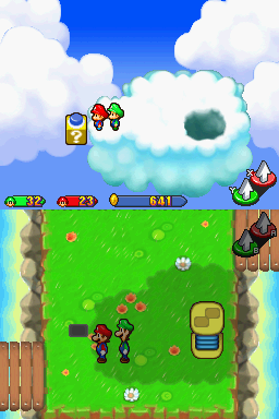 Print do jogo Mário e Luigi: Partners in time