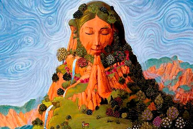 Pachamama, a mãe dela.