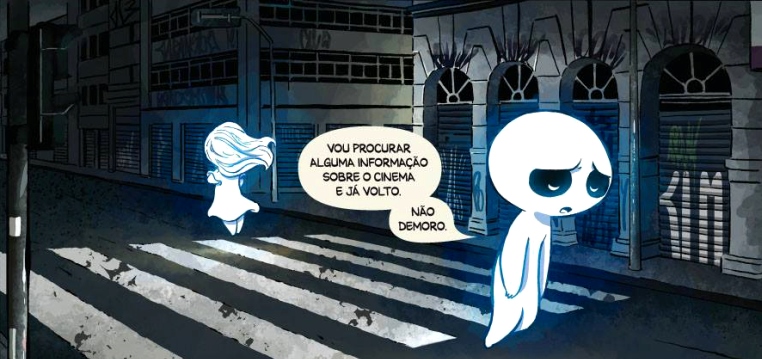 Penadinho e Alminha na rua