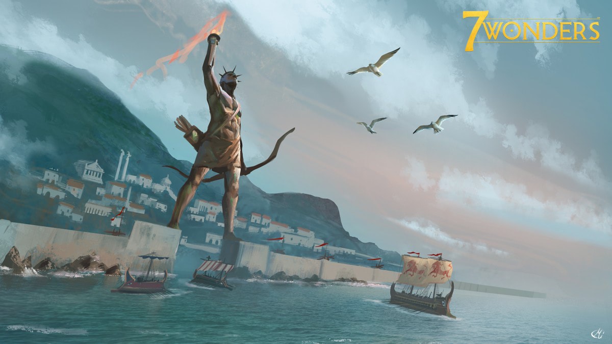 Arte do jogo de tabuleiro: 7 Wonders