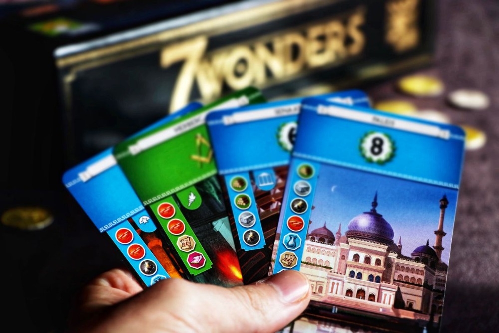 Cartas das expansões de 7 Wonders